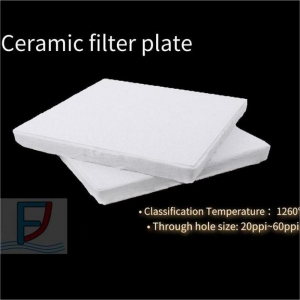 Ceramic Foam Filter Thermal Insulation for Aluminium Billet Casting Plant