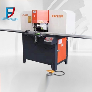 355 Double Heads with 45 Degree Bevel Cutting Machine for Aluminium Profile Windows and Doors Corner