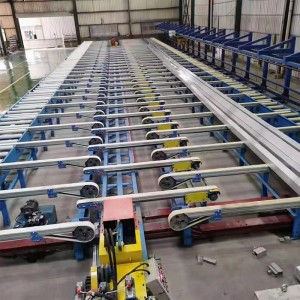 Run Out Handing Convey Table Cool Bed for Aluminum Profile Extrusion Line