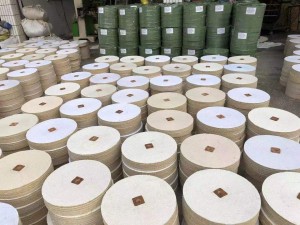 Sisal buffing wheel for stainless steel pipe and metal making machine