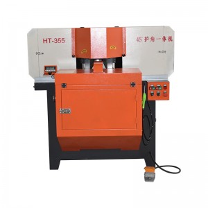 45 Degree Cutting Double Heads with Corner Protection Cutting Machine for Aluminium Profile Windows and Doors Corner
