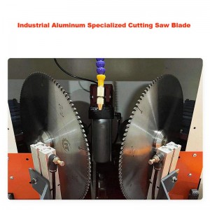 355 Double Heads with 45 Degree Bevel Cutting Machine for Aluminium Profile Windows and Doors Corner