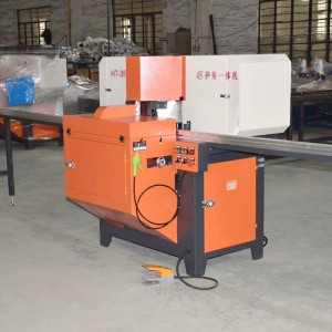 45 Degree Cutting Double Heads with Corner Protection Cutting Machine for Aluminium Profile Windows and Doors Corner