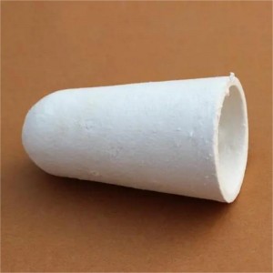 Tappo isolante a cono in fibra refrattaria a cono in fibra ceramica per la fusione dell'alluminio